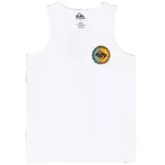 T-Shirt quiksilver Long Fade White  Junior