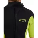 Fato Surf Billabong Foil 2/2mm Flat Lock Fluro Lime