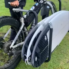 SUP adapter for bicycle board rack Moved By Bikes 2