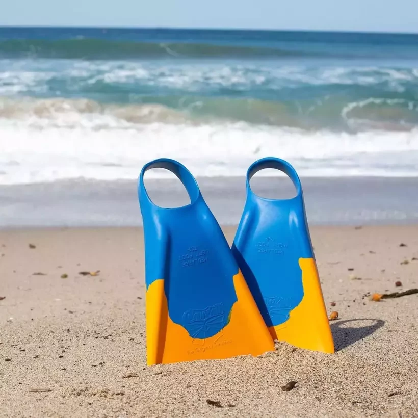 Flossen bodyboard Churchill Makapuu Yellow/Blue