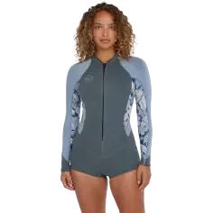 Shortspring ONeill Bahia Womens LS Shde/Palmeno Trop/FadeDenim