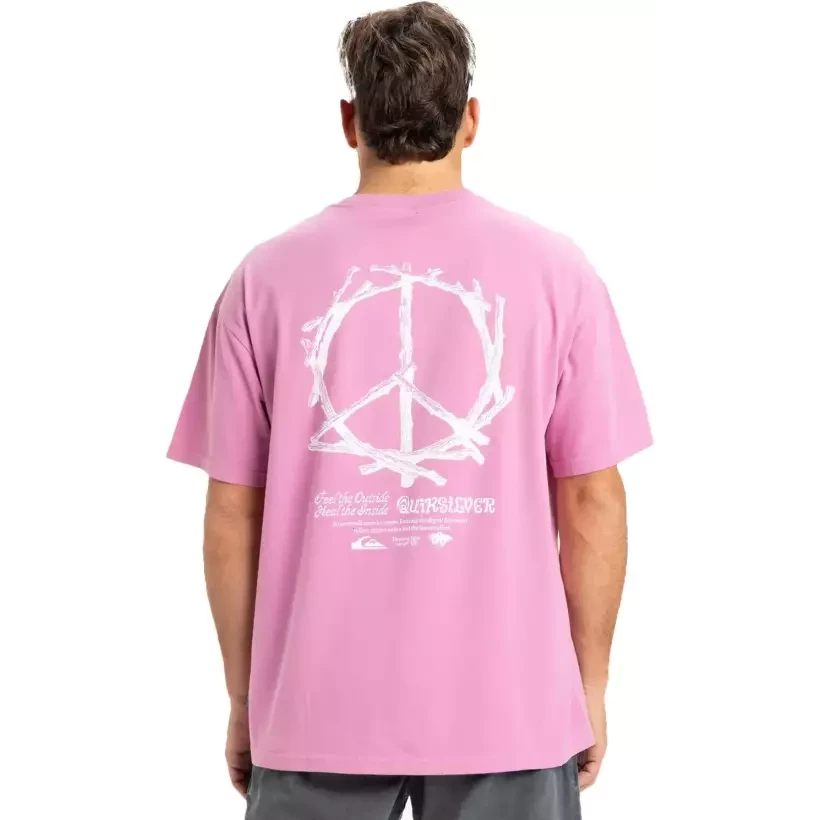 T-shirt Quiksilver Tree Connection Violet