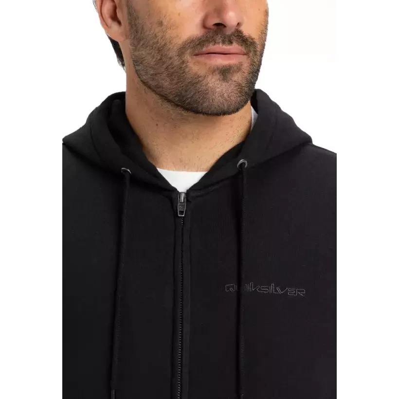 Suéter Quiksilver Salt Water Zip Black