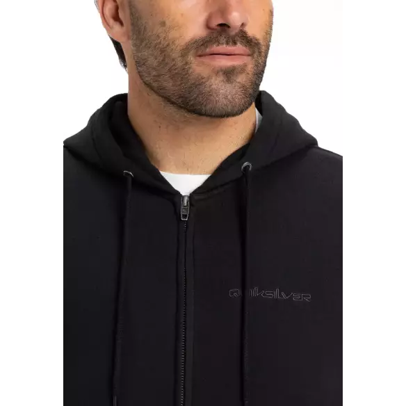 Suéter Quiksilver Salt Water Zip Black