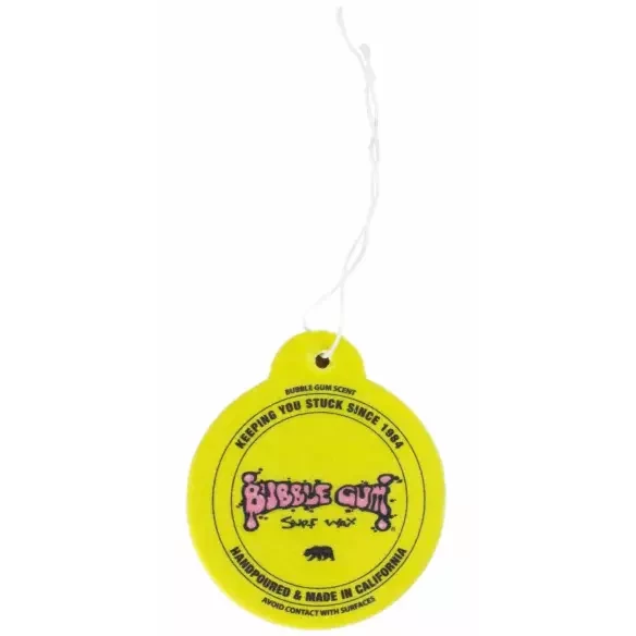 Ambientador Bubble Gum Air Freshener Circle Yellow