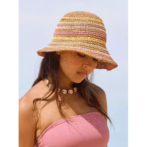 Gorro Roxy Candied Peach Natural