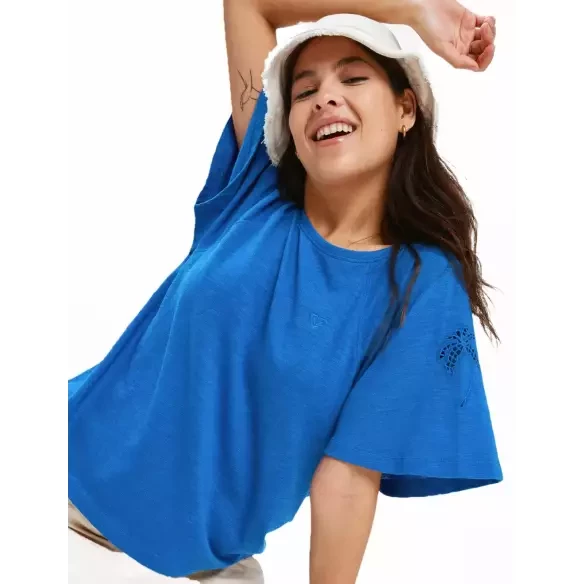 T-Shirt van Roxy Time For Palm Tree Dazzling Blue