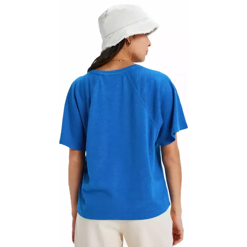 Camisa Roxy Time For Palm Tree Dazzling Blue