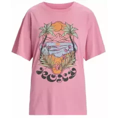T-Shirt Roxy Sunny Oversize Orchid Smoke