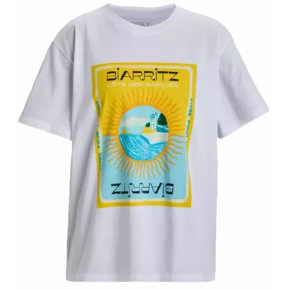 Camisa Roxy Atlas Bright White Biarritz