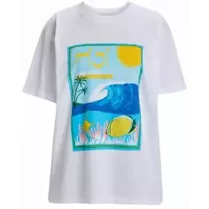 Camisa Roxy Atlas Bright White Fiji