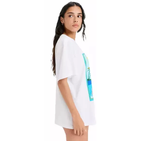 T-Shirt van Roxy Bright White Fiji