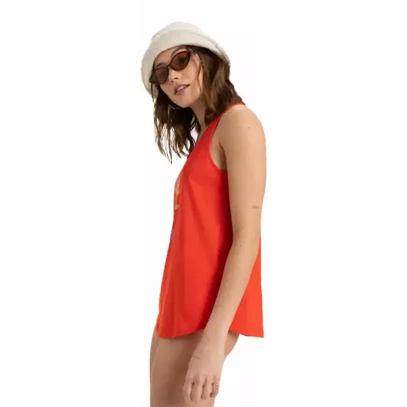 Camiseta Roxy Surfclassic Poppy Red