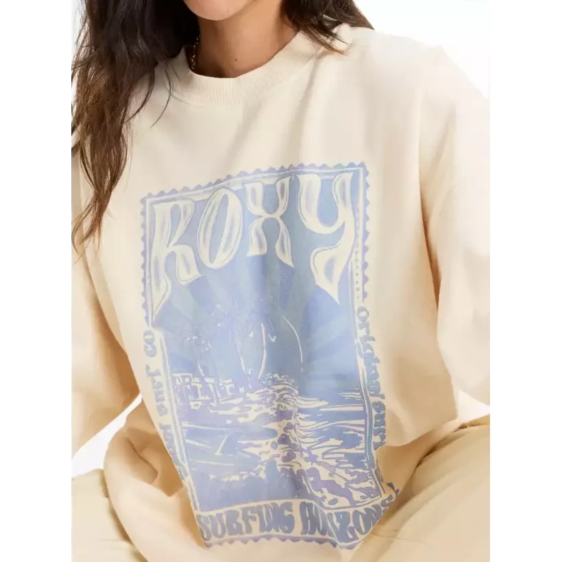 Roxy Lineup Parchment Sweatshirt