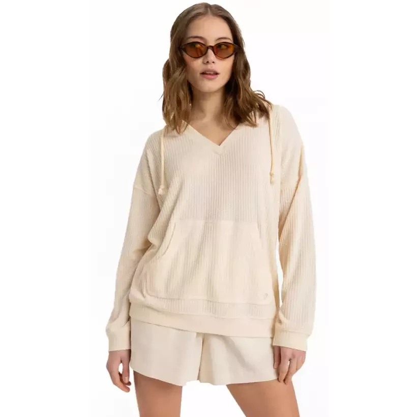 Sudadera Roxy Ocean Drive Parchment