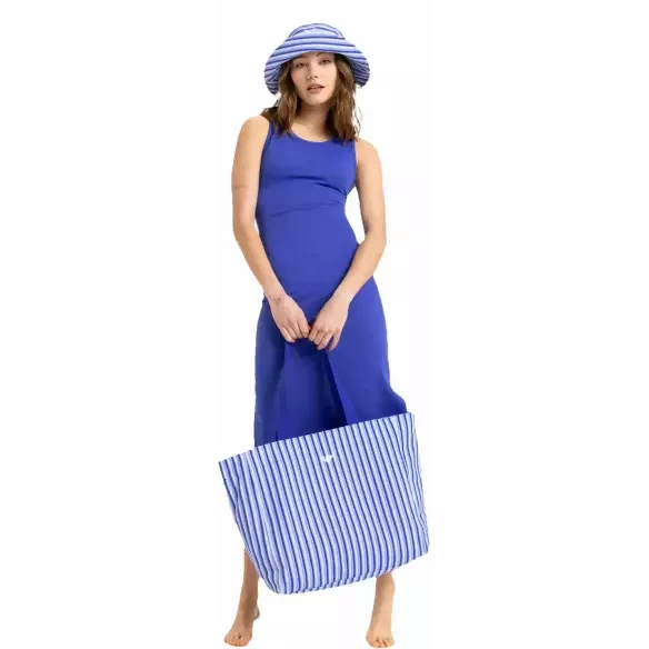 Borsa da spiaggia Roxy Crowded Beachfront Dazzling Blue