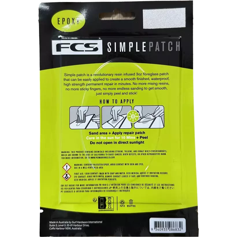 Repair Kit FCS Simple Patch Epoxy Regular