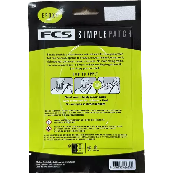 Reparatieset FCS Simple Patch Epoxy Regular