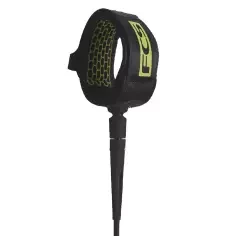 FCS Comp Essential leash Coal Lime