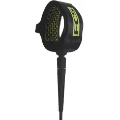 Surf Leash de longboard FCS Coal Lime