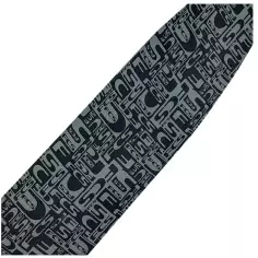 FCS Longboard Stretch Cover Monogram Coal/Lime 2
