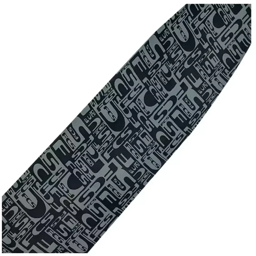 FCS Longboard Stretch Cover Monogram Coal/Lime