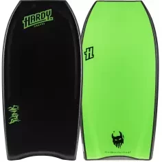 Bodyboard Hardy Shapes Punk Anarchy NRG+HD Black/Fluro Green
