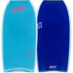 Planche de bodyboard Hardy Shapes Lilly Charger PE Aqua Blue/Dark Blue