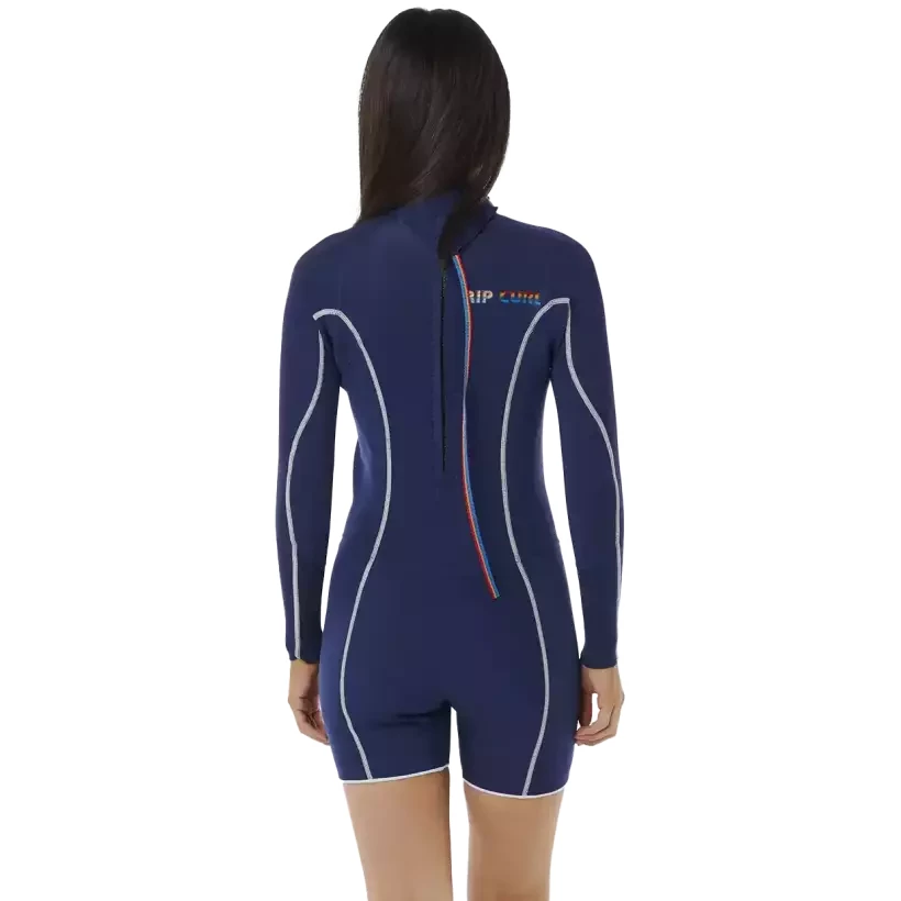 Shorty Rip Curl Dawn Patrol 2mm Womens LS Navy