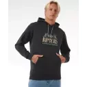 Sweatshirt Rip Curl Down The Line Washed Black