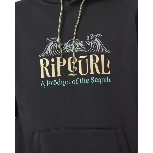Sweat-shirt Rip Curl Down The Line Washed Black