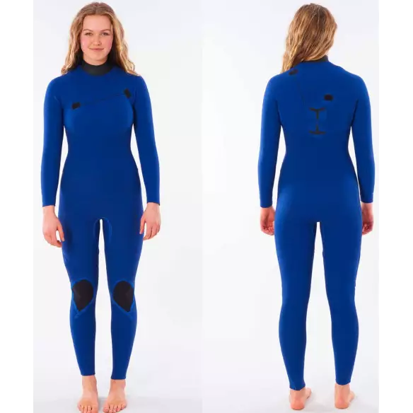 Fato Rip Curl E-Bomb Womens 3/2mm Zip Free Multico