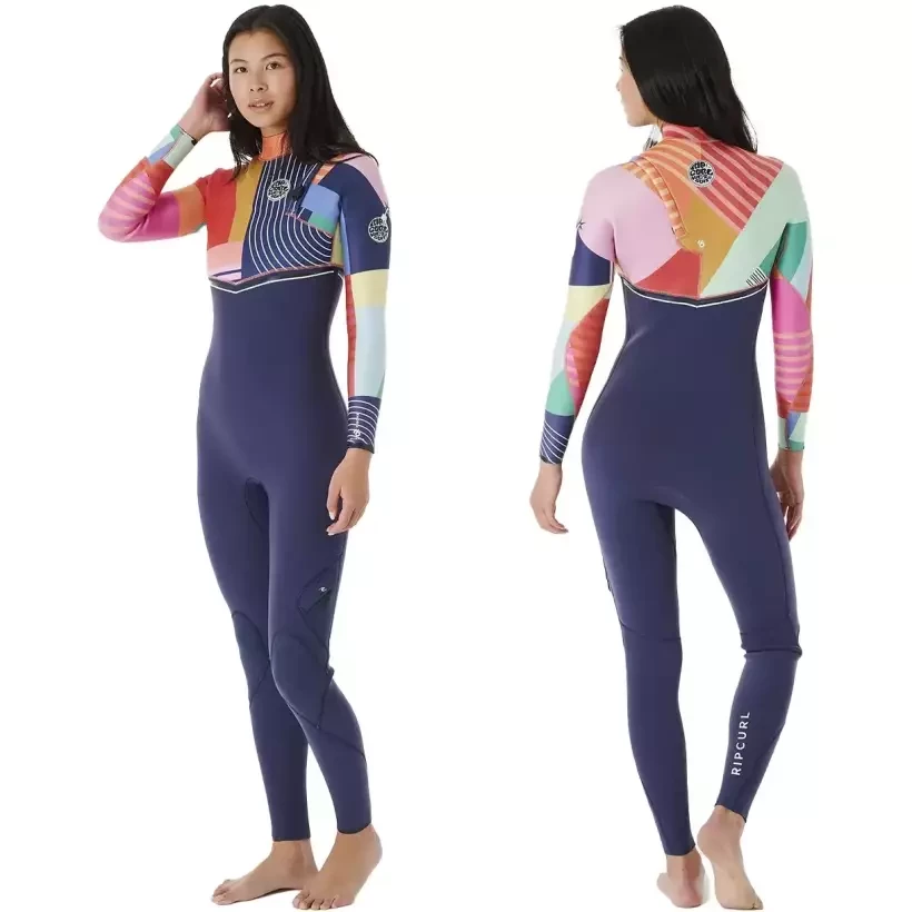 Fato Rip Curl E-Bomb Womens 3/2mm Zip Free Multico