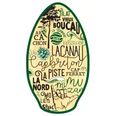Tabla de skimboard Slidz Wood 41'' Landes