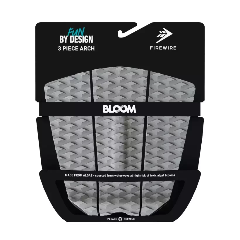 Deck surf Firewire 3 peças Charcoal/Black