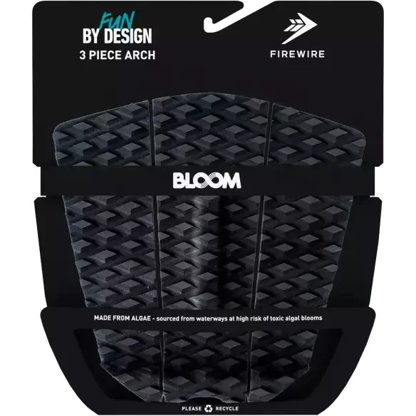 Grip surf Firewire 3 Stück Black/Charcoal