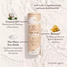 Stick solar Suntribe Natural Zinc SPF50 Tinted 2