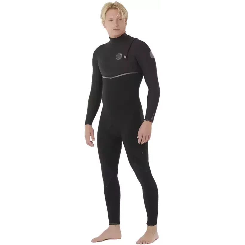 4/3mm Rip Curl E-Bomb Zip Free Wetsuit Black