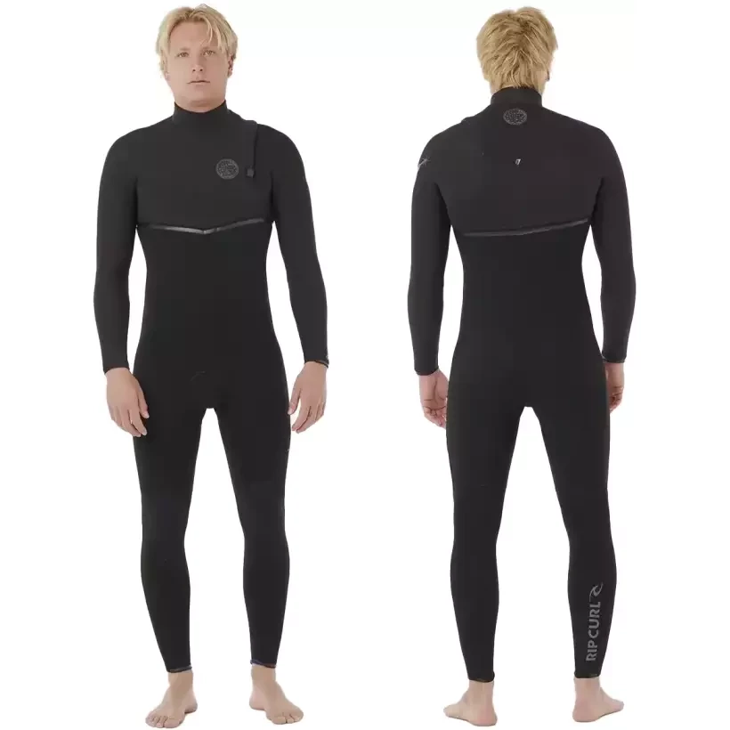 4/3mm Rip Curl E-Bomb Zip Free Wetsuit Black
