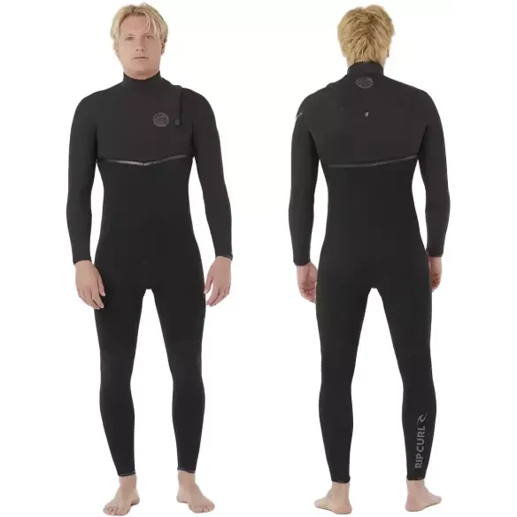 4/3mm Rip Curl E-Bomb Zip Free Wetsuit Black