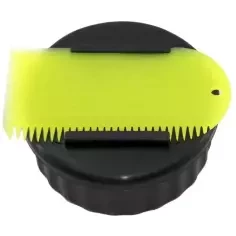 Wax container Container+comb Black/Yellow