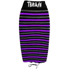 Funda de bodyboard calcetin Thrash Stripe Purple/Grey/Black