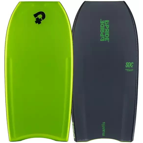 Bodyboard Pride Mantis PP SDC Green/ Grey