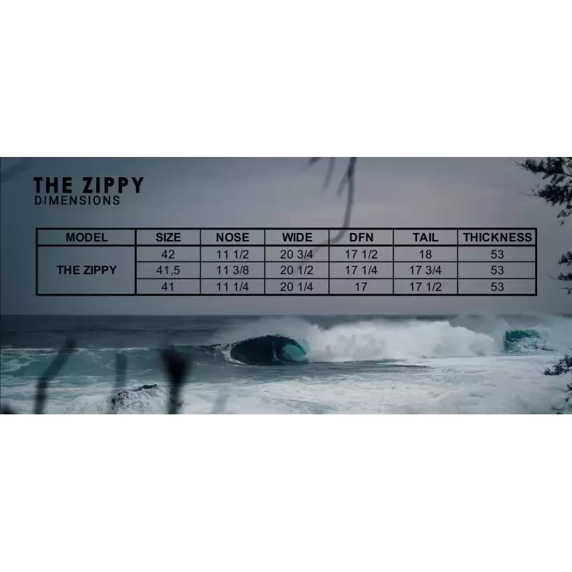 Bodyboard Pride Zippy PP SDC Yellow/White