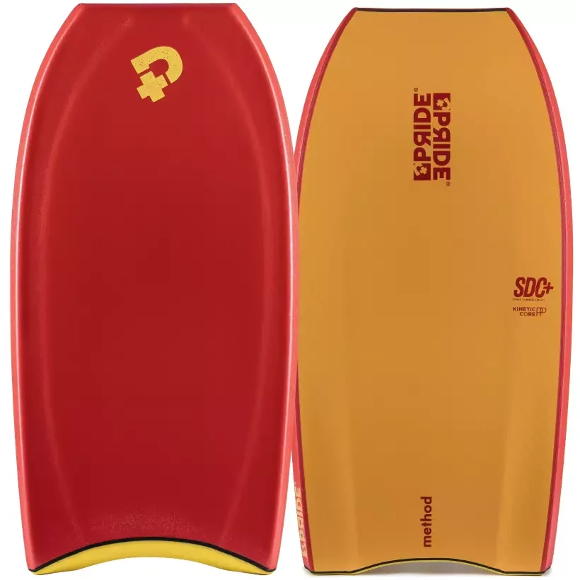 Bodyboard Pride Method PP SDC Red/Orange