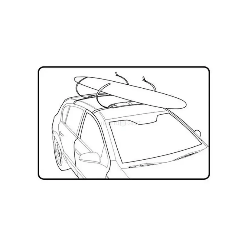 FCS D-Ring Soft Racks Double