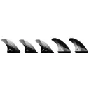Quillas FIREWIRE VELOX 2 - 5 Fin set Black