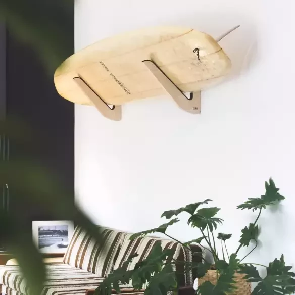 rack de planche de surf Ocean & Earth Longboard Timber Wall Rack