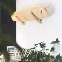 rack de planche de surf Ocean & Earth Longboard Timber Wall Rack