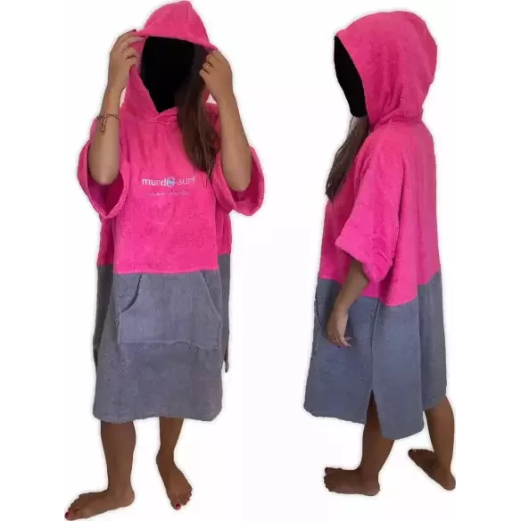 Mundo-surf Womens Bicolor Poncho